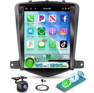 8Core 6G+128G Car Stereo for Chevy Cruze 2009-2015, Android 15 Radio with DSP 32-EQ,9.7Inch IPS Vertical Touch Screen,Wireless Carplay/Android Auto,GPS,WiFi,FM/RDS,SWC,Backup Camera 8Core 6G+128G Car Stereo for Chevy Cruze 2009-2015, Android 15 Radio with DSP 32-EQ,9.7Inch IPS Vertical Touch Screen,Wireless Carplay/Android Auto,GPS,WiFi,FM/RDS,SWC,Backup Camera