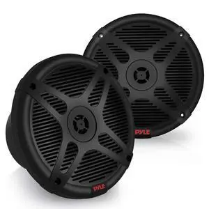 6.5 Inch Marine Speakers - Coaxial 2-Way Waterproof Component Speaker Pair | Audio Stereo Sound System with Wireless RF Streaming Support | 6.5" In., 600 Watt - PLMRF65SB 6.5 Inch Marine Speakers - Coaxial 2-Way Waterproof Component Speaker Pair | Audio Stereo Sound System with Wireless RF Streaming Support | 6.5" In., 600 Watt - PLMRF65SB