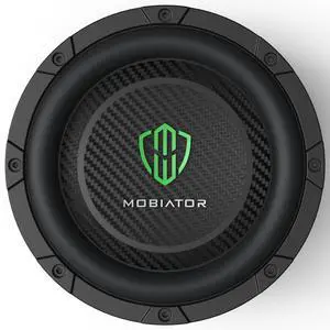 10'' Shallow Mount Car Subwoofer Dual 4 Ohm, 1200W Max 300W RMS High Performance Slim Car Audio Subwoofer, 2.5 Inch High Temperature Voice Coil, FS Lower to 32Hz, Update Version, MB-DS104 10'' Shallow Mount Car Subwoofer Dual 4 Ohm, 1200W Max 300W RMS High Performance Slim Car Audio Subwoofer, 2.5 Inch High Temperature Voice Coil, FS Lower to 32Hz, Update Version, MB-DS104