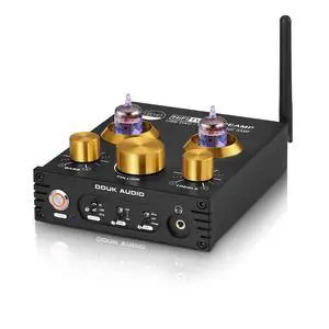 Bluetooth Tube Preamp: HiFi Stereo Preamplifier Receiver | Headphone Amp | USB DAC | Tone Control for Home Theater, Desktop Listening (P1) Bluetooth Tube Preamp: HiFi Stereo Preamplifier Receiver | Headphone Amp | USB DAC | Tone Control for Home Theater, Desktop Listening (P1)