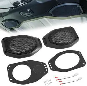 Upgrade 6.5" / 6" x 9" Sound Bar Speaker Pod Adapters with Tweeter Adapters Fit for Jeep Wrangler JL JLU 2018-2023 & Gladiator JT 2020-2023 Top Roof Left & Right Rear Speakers Tuned Upgrade 6.5" / 6" x 9" Sound Bar Speaker Pod Adapters with Tweeter Adapters Fit for Jeep Wrangler JL JLU 2018-2023 & Gladiator JT 2020-2023 Top Roof Left & Right Rear Speakers Tuned
