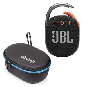 Clip 4 Portable Bluetooth Speaker (Black/Orange) + Bundle with divvi! Protective Hardshell Case (Black) Clip 4 Portable Bluetooth Speaker (Black/Orange) + Bundle with divvi! Protective Hardshell Case (Black)