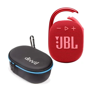 Clip 4 Portable Bluetooth Speaker (Red) + Bundle with divvi! Protective Hardshell Case (Black) Clip 4 Portable Bluetooth Speaker (Red) + Bundle with divvi! Protective Hardshell Case (Black)