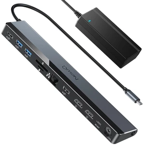 USB C Docking Station Dual Monitor 4K@60Hz, 12-in-1 Laptop Dock with 2*HDMI, 4*USB, Thunderbolt 3/4 Dock, SD/TF Slot, Ethernet, Audio, 96W Power Adapter, for HP, Lenovo, Dell, ASUS,Surface USB C Docking Station Dual Monitor 4K@60Hz, 12-in-1 Laptop Dock with 2*HDMI, 4*USB, Thunderbolt 3/4 Dock, SD/TF Slot, Ethernet, Audio, 96W Power Adapter, for HP, Lenovo, Dell, ASUS,Surface