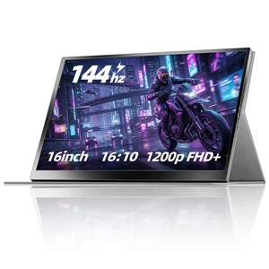 16" Portable Gaming Monitor 144Hz 1920x1200 IPS HDR USB-C Ultra-Smooth Gaming Monitor Low Blue Light & Flicker-Free Second Screen for Laptop MacBook PC PS5 Xbox Switch 16" Portable Gaming Monitor 144Hz 1920x1200 IPS HDR USB-C Ultra-Smooth Gaming Monitor Low Blue Light & Flicker-Free Second Screen for Laptop MacBook PC PS5 Xbox Switch