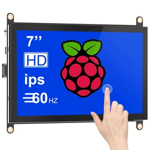 7 Inch Raspberry Pi Screen Touchscreen Monitor 1024x600 HDMI Monitor 16:9 IPS Screen Display for Raspberry Pi 5/4/3/2/Zero/B/B+ Win10/8/7, Free-Driver 7 Inch Raspberry Pi Screen Touchscreen Monitor 1024x600 HDMI Monitor 16:9 IPS Screen Display for Raspberry Pi 5/4/3/2/Zero/B/B+ Win10/8/7, Free-Driver