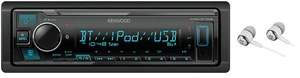 Bluetooth USB MP3 WMA AM/FM Digital Media Player Dual Phone Connection Pandora Car Stereo Receiver/Free Alphasonik Earbuds Bluetooth USB MP3 WMA AM/FM Digital Media Player Dual Phone Connection Pandora Car Stereo Receiver/Free Alphasonik Earbuds