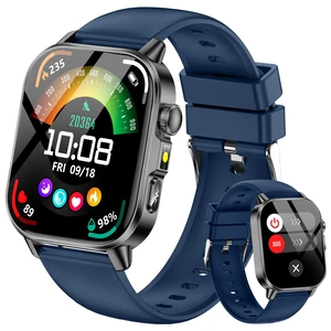 Smart Watch for Men Women, Health Fitness Tracker with 24/7 Heart Rate Blood Oxygen Blood Pressure Sleep Tracking, Bluetooth Calls, 450mAh Battery, IP68 Waterproof Activity Tracker (Blue) Smart Watch for Men Women, Health Fitness Tracker with 24/7 Heart Rate Blood Oxygen Blood Pressure Sleep Tracking, Bluetooth Calls, 450mAh Battery, IP68 Waterproof Activity Tracker (Blue)