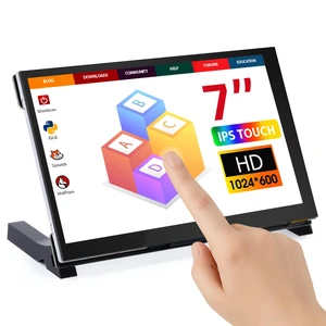 7 Inch Touchscreen Monitor for Raspberry Pi, 1024X600 IPS HD Capacitive Touch Screen Display with Acrylic Stand, Plug and Play, Compatible with Raspberry Pi 5/4/3, Banana Pi, Jetson Nano 7 Inch Touchscreen Monitor for Raspberry Pi, 1024X600 IPS HD Capacitive Touch Screen Display with Acrylic Stand, Plug and Play, Compatible with Raspberry Pi 5/4/3, Banana Pi, Jetson Nano