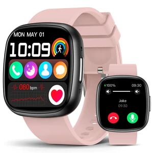 Smart Watch for Women, 1.72" Super Retina HD Display, 24/7 Heart Rate HRV SpO2 Monitor, Sleep/Stress, 135 Sport Modes Fitness Activity Tracker, IP68 Waterproof Square Gift for Her, Android iOS Smart Watch for Women, 1.72" Super Retina HD Display, 24/7 Heart Rate HRV SpO2 Monitor, Sleep/Stress, 135 Sport Modes Fitness Activity Tracker, IP68 Waterproof Square Gift for Her, Android iOS