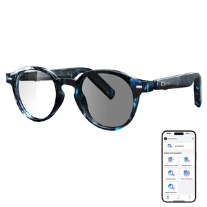 AI Glasses for Men & Women - Blue Tortoiseshell Smart Glasses with 145-Language Translation, Blue Light Blocking, Polarized & Photochromic Lenses,11-Hour Music Play for Travel and Daily Use AI Glasses for Men & Women - Blue Tortoiseshell Smart Glasses with 145-Language Translation, Blue Light Blocking, Polarized & Photochromic Lenses,11-Hour Music Play for Travel and Daily Use