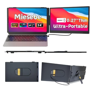 Laptop Screen Extender 14", Ultra Thin 0.27'' FHD 1080P Portable Monitor for Laptop 13-17.3", Plug n Play Extra Monitor Extender, Eye Care Second Screen for MacBook/Windows/Android/Switch/PS5 Laptop Screen Extender 14", Ultra Thin 0.27'' FHD 1080P Portable Monitor for Laptop 13-17.3", Plug n Play Extra Monitor Extender, Eye Care Second Screen for MacBook/Windows/Android/Switch/PS5