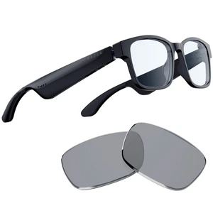 Anzu Smart Glasses: Blue Light Filtering & Polarized Sunglass Lenses - Low Latency Audio - Built-in Mic & Speakers - Touch & Voice Assistant Compatible - 5hrs Battery - Rectangle/Small Anzu Smart Glasses: Blue Light Filtering & Polarized Sunglass Lenses - Low Latency Audio - Built-in Mic & Speakers - Touch & Voice Assistant Compatible - 5hrs Battery - Rectangle/Small