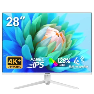 28 inch UHD 4K Computer Monitor, IPS Ultra HD (3840×2560p) Screen, 3:2, 1.07 Billion Colours, 128% sRGB, Built-in Speakers, 178° Wide Viewing Angle DisplayPort 1.4 & HDMI 2.0, White 28 inch UHD 4K Computer Monitor, IPS Ultra HD (3840×2560p) Screen, 3:2, 1.07 Billion Colours, 128% sRGB, Built-in Speakers, 178° Wide Viewing Angle DisplayPort 1.4 & HDMI 2.0, White