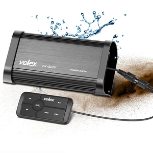 Marine Bluetooth Amplifier Waterproof Class D Amp UTV Amp 4 Channel with Controller for Boat Golf Motorcycle Hidden Installation Marine Bluetooth Amplifier Waterproof Class D Amp UTV Amp 4 Channel with Controller for Boat Golf Motorcycle Hidden Installation