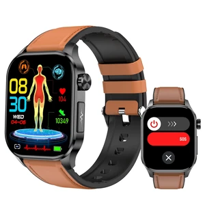 Smart Watch for Men Women, 2.04" AMOLED Color Screen, 24/7 Heart Rate, Blood Oxygen, Pressure, Sleep and Stress Health Monitor, Body Composition Insights, 150 Sports Modes (Brown) Smart Watch for Men Women, 2.04" AMOLED Color Screen, 24/7 Heart Rate, Blood Oxygen, Pressure, Sleep and Stress Health Monitor, Body Composition Insights, 150 Sports Modes (Brown)