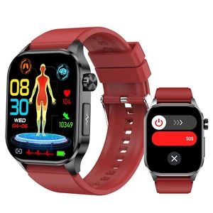 Smart Watch for Men Women, 2.04" AMOLED Color Screen, 24/7 Heart Rate, Blood Oxygen, Blood Pressure, Sleep and Stress Health Monitor, Blood and Body Composition Insights, 150 Sports Modes (Red) Smart Watch for Men Women, 2.04" AMOLED Color Screen, 24/7 Heart Rate, Blood Oxygen, Blood Pressure, Sleep and Stress Health Monitor, Blood and Body Composition Insights, 150 Sports Modes (Red)