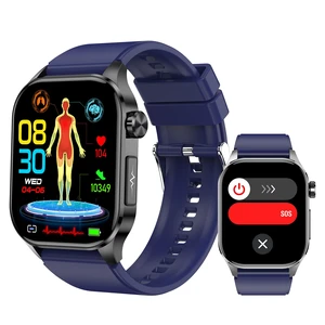 Smart Watch for Men Women, 2.04" AMOLED Color Screen, 24/7 Heart Rate, Blood Oxygen, Blood Pressure, Sleep and Stress Health Monitor, Blood and Body Composition Insights, 150 Sports Modes (Blue) Smart Watch for Men Women, 2.04" AMOLED Color Screen, 24/7 Heart Rate, Blood Oxygen, Blood Pressure, Sleep and Stress Health Monitor, Blood and Body Composition Insights, 150 Sports Modes (Blue)