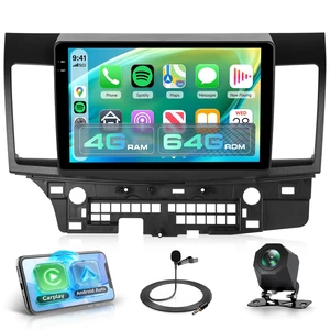 4Core 4G+64G 10.1 Inch Car Stereo Radio for Mitsubishi Lancer 2008 2009 2010 2011-2017, Android Carplay Android Auto GPS Navigation WiFi Mirror Link EQ Touch Screen BT FM Backup Camera 4Core 4G+64G 10.1 Inch Car Stereo Radio for Mitsubishi Lancer 2008 2009 2010 2011-2017, Android Carplay Android Auto GPS Navigation WiFi Mirror Link EQ Touch Screen BT FM Backup Camera