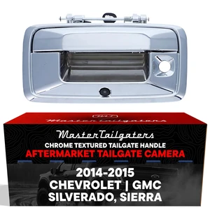 Chrome Tailgate Handle with Backup Camera Replacement for Chevrolet Silverado/GMC Sierra (2014-2015) | IP68 Waterproof | Parking Grid Lines Available | Easy to Install Chrome Tailgate Handle with Backup Camera Replacement for Chevrolet Silverado/GMC Sierra (2014-2015) | IP68 Waterproof | Parking Grid Lines Available | Easy to Install