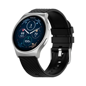 Moto Watch 120 - Premium Bluetooth Smartwatch with AMOLED Display, 10-Day Battery, Heart Rate & SpO2 Tracking, Fitness & Health Monitoring, Compatible with Android and iPhone - Silver Moto Watch 120 - Premium Bluetooth Smartwatch with AMOLED Display, 10-Day Battery, Heart Rate & SpO2 Tracking, Fitness & Health Monitoring, Compatible with Android and iPhone - Silver