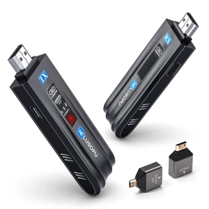2026 Upgraded Wireless HDMI Transmitter and Receiver, HDMI Wireless Extender 4K Decode Input 1080P Output, 2.4/5G, for Laptop PC TV Box to TV Monitor Projector for Home Church Office, 328FT 2026 Upgraded Wireless HDMI Transmitter and Receiver, HDMI Wireless Extender 4K Decode Input 1080P Output, 2.4/5G, for Laptop PC TV Box to TV Monitor Projector for Home Church Office, 328FT
