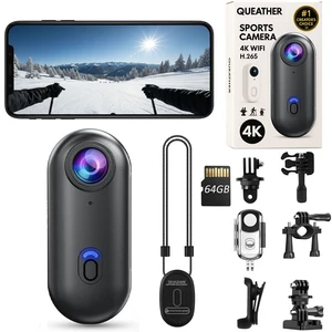 4K POV Thumb Action Camera Wearable Mini Body Camera Clip On Waterproof Hands-Free Body Cam Video Recorder for Ski Cycling Running Swimming Hiking Travel Vlogging 4K POV Thumb Action Camera Wearable Mini Body Camera Clip On Waterproof Hands-Free Body Cam Video Recorder for Ski Cycling Running Swimming Hiking Travel Vlogging
