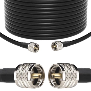 RG213 Coaxial Cable CB 40FT - CB Antenna Cable Ultra Low Loss 50ohm RG-213 UHF PL259 Coax Cable Male to Male, 50 Ohm, for Ham Radio CB Radio Antenna RG213 Coaxial Cable CB 40FT - CB Antenna Cable Ultra Low Loss 50ohm RG-213 UHF PL259 Coax Cable Male to Male, 50 Ohm, for Ham Radio CB Radio Antenna