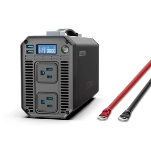 1200 Watt Power Inverter, 12V DC to 110V AC Car Inverter with LCD Display, 2 AC Outlets, 5V/2.4A USB Port, Cables Included, Car Power Converter for Truck, Home, Vehicles, Laptop 1200 Watt Power Inverter, 12V DC to 110V AC Car Inverter with LCD Display, 2 AC Outlets, 5V/2.4A USB Port, Cables Included, Car Power Converter for Truck, Home, Vehicles, Laptop