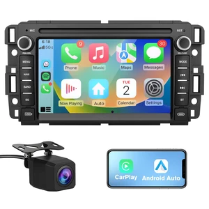 Car Stereo for Chevy Silverado Suburban Avalanche Impala Tahoe GMC Acadia 2007-2013, Android 13 Silverado Radio with CarPlay Android Auto Touch Screen with Backup Camera Car Stereo for Chevy Silverado Suburban Avalanche Impala Tahoe GMC Acadia 2007-2013, Android 13 Silverado Radio with CarPlay Android Auto Touch Screen with Backup Camera