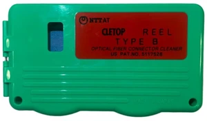 US Conec CLETOP Fiber Optic Cleaning Cassette Type B with Blue Tape 14704 US Conec CLETOP Fiber Optic Cleaning Cassette Type B with Blue Tape 14704
