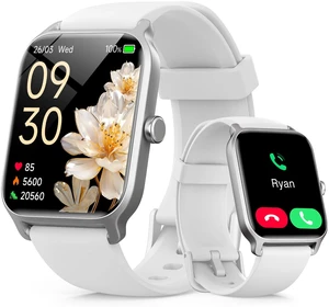 Smart Watch for Women/Men, 1.85'' HD Activity Smartwatch for iPhone/Android/Samsung, 100+ Sport Modes Fitness Tracker (Answer/Make Call), Alexa Built-in,Sleep/Heart Rate/SpO2 Monitor/Waterproof Smart Watch for Women/Men, 1.85'' HD Activity Smartwatch for iPhone/Android/Samsung, 100+ Sport Modes Fitness Tracker (Answer/Make Call), Alexa Built-in,Sleep/Heart Rate/SpO2 Monitor/Waterproof