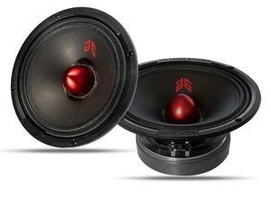 MX80E2 Loudspeaker 8 Inch Midrange 640 Watts 4 Ohms Red Bullet, Premium Quality Audio Door Speakers for Car or Truck Stereo Sound System, Black (2 Speakers) MX80E2 Loudspeaker 8 Inch Midrange 640 Watts 4 Ohms Red Bullet, Premium Quality Audio Door Speakers for Car or Truck Stereo Sound System, Black (2 Speakers)