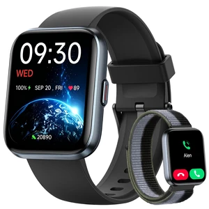 Smart Watch for Women, Answer/Make Calls, Alexa Built-in, 1.85" Touch Screen Fitness Tracker for Android & iPhone, Heart Rate/Sleep/SpO2 Monitor Smartwatch, Waterproof (Black) Smart Watch for Women, Answer/Make Calls, Alexa Built-in, 1.85" Touch Screen Fitness Tracker for Android & iPhone, Heart Rate/Sleep/SpO2 Monitor Smartwatch, Waterproof (Black)