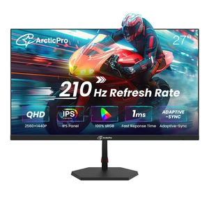 27inch Gaming Monitor QHD 2560*1440p, 210Hz, 2K, IPS Panel, 1ms Response Time, Adaptive sync, PC Computer Monitor, 3-Sided Frameless, Ultra Slim, 130% sRGB, Bluelight Filter, HDMI *2, DP*2 27inch Gaming Monitor QHD 2560*1440p, 210Hz, 2K, IPS Panel, 1ms Response Time, Adaptive sync, PC Computer Monitor, 3-Sided Frameless, Ultra Slim, 130% sRGB, Bluelight Filter, HDMI *2, DP*2