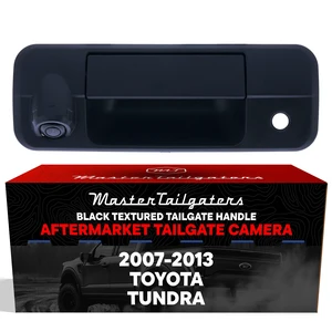 Black Tailgate Handle with Backup Camera Replacement for Toyota Tundra (2007-2013) | IP68 Waterproof | Parking Grid Lines Available | Easy to Install Black Tailgate Handle with Backup Camera Replacement for Toyota Tundra (2007-2013) | IP68 Waterproof | Parking Grid Lines Available | Easy to Install