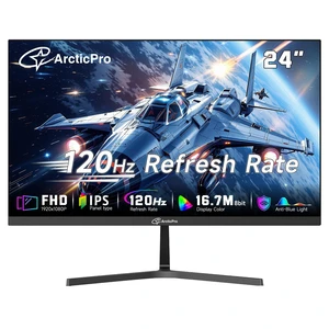 Monitor 24 inch Monitor 120Hz, FHD 1080p, Computer Monitor, IPS, 99% sRGB, 1ms Response Time, 3-Sided Frameless, Ultra Slim, VESA Mountable, Anti-Blue Light Design, HDMI & VGA Ports Monitor 24 inch Monitor 120Hz, FHD 1080p, Computer Monitor, IPS, 99% sRGB, 1ms Response Time, 3-Sided Frameless, Ultra Slim, VESA Mountable, Anti-Blue Light Design, HDMI & VGA Ports