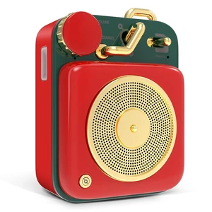 Mini Bluetooth Speaker, Button Small Cute Portable Metal Retro Wireless Speaker with Loud Volume Great Sound and Portable Lanyard & Gift Bag for Office Classic Vintage Decor Mini Bluetooth Speaker, Button Small Cute Portable Metal Retro Wireless Speaker with Loud Volume Great Sound and Portable Lanyard & Gift Bag for Office Classic Vintage Decor