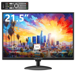 21.5 inch Computer Monitor 1920x1080 PC Monitor with HDMI VGA AV BNC USB Ports, 60Hz, 5Ms, VESA, Display Build-in Speakers for Office Home 21.5 inch Computer Monitor 1920x1080 PC Monitor with HDMI VGA AV BNC USB Ports, 60Hz, 5Ms, VESA, Display Build-in Speakers for Office Home