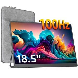 Portable Monitor IPS Travel Monitor with USB-C HDMI Portable Screen for Laptop MacBook Surface PC PS4/5 External Display with Kickstand, VESA Mountable, 18.5 Inch Portable Monitor IPS Travel Monitor with USB-C HDMI Portable Screen for Laptop MacBook Surface PC PS4/5 External Display with Kickstand, VESA Mountable, 18.5 Inch
