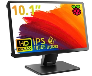 Touch Screen Monitor with Case, 10.1 Raspberry Pi Screen, IPS FHD 1024×600,Responsive and Smooth Touch,Dual Built-in Speakers,HDMI Input,Compatible with Raspberry Pi 5/4/3/Zero,Versatile Stand Touch Screen Monitor with Case, 10.1 Raspberry Pi Screen, IPS FHD 1024×600,Responsive and Smooth Touch,Dual Built-in Speakers,HDMI Input,Compatible with Raspberry Pi 5/4/3/Zero,Versatile Stand