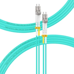 75M-1Pack LC to LC Fiber Patch Cable OM3 Multimode, MM Multi Mode Fiber Optic Cable, MMF Fiber Jumper Cord, 10Gb/40Gb, Duplex, 50/125um, LSZH, 75M(246ft)-1Pack 75M-1Pack LC to LC Fiber Patch Cable OM3 Multimode, MM Multi Mode Fiber Optic Cable, MMF Fiber Jumper Cord, 10Gb/40Gb, Duplex, 50/125um, LSZH, 75M(246ft)-1Pack
