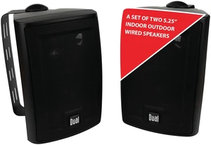 LU53PB 5.25" 3-Way High Performance Outdoor Indoor Wired Speakers | Effortless Set Up | Home, Pool, Patio, Garage Use | Weather Resistant | Expansive Stereo Sound Coverage | Black LU53PB 5.25" 3-Way High Performance Outdoor Indoor Wired Speakers | Effortless Set Up | Home, Pool, Patio, Garage Use | Weather Resistant | Expansive Stereo Sound Coverage | Black