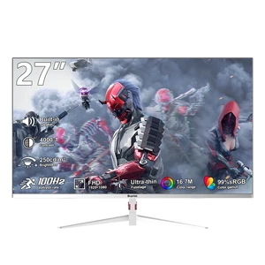 27 Inch Computer Monitor 100Hz IPS FHD 1080P,Built-in Speakers, Frameless Gaming Monitor with FreeSync/G-Sync Compatible, HDR10, HDMI/DP Ports, VESA Mount, Tilt Adjustable 27 Inch Computer Monitor 100Hz IPS FHD 1080P,Built-in Speakers, Frameless Gaming Monitor with FreeSync/G-Sync Compatible, HDR10, HDMI/DP Ports, VESA Mount, Tilt Adjustable