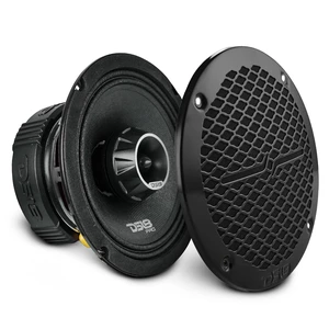 PRO-ZT6 6.5-Inch 2 Way Pro Audio Midrange Speakers with Built-in Bullet Tweeter 4-Ohms 450W Max 225W RMS Water Resistant - Black Metal Mesh Grill Included (1 Speaker) PRO-ZT6 6.5-Inch 2 Way Pro Audio Midrange Speakers with Built-in Bullet Tweeter 4-Ohms 450W Max 225W RMS Water Resistant - Black Metal Mesh Grill Included (1 Speaker)