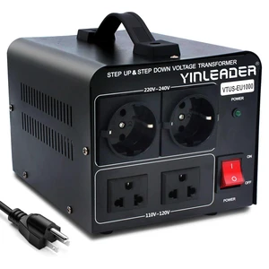 1000W 110V to 220V EU Voltage Converter Transformer Step Up/Down Converter 110/120 Volt - 220/230/240 Volt w/US Power Cord(NO 220V Power Cord) 1000W 110V to 220V EU Voltage Converter Transformer Step Up/Down Converter 110/120 Volt - 220/230/240 Volt w/US Power Cord(NO 220V Power Cord)