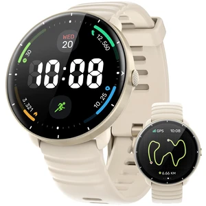 Smart Watch for Swimming, 5ATM Waterproof Watch for Pool & Open Water, AI Swim Analysis, Built-in GPS & Compass, AMOLED Fitness Tracker 100+ Sport Mode, Heart Rate Sleep Monitor, French Grey Smart Watch for Swimming, 5ATM Waterproof Watch for Pool & Open Water, AI Swim Analysis, Built-in GPS & Compass, AMOLED Fitness Tracker 100+ Sport Mode, Heart Rate Sleep Monitor, French Grey