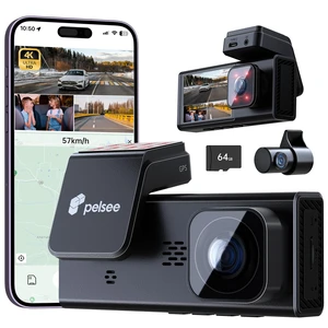 4K 3 Channel Dash Cam Front and Rear Inside, Dash Camera for Cars, 4K+1080P+1080P Dashcam with APP & WiFi, 64GB Card Included, Smart Driving System ADAS DMS, 24H Parking Mode,G-Sensor,256GB Max 4K 3 Channel Dash Cam Front and Rear Inside, Dash Camera for Cars, 4K+1080P+1080P Dashcam with APP & WiFi, 64GB Card Included, Smart Driving System ADAS DMS, 24H Parking Mode,G-Sensor,256GB Max