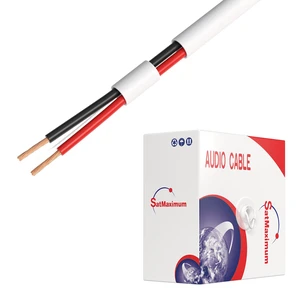 500FT 16/2 Speaker Wire CL2 Rated Indoor Low Voltage Copper Clad Aluminum (CCA) 16 Gauge 2 Conductors Cable with Easy Pull Box Perfect for in-Wall Installation 500FT 16/2 Speaker Wire CL2 Rated Indoor Low Voltage Copper Clad Aluminum (CCA) 16 Gauge 2 Conductors Cable with Easy Pull Box Perfect for in-Wall Installation