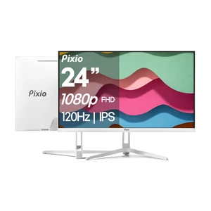 PX246 Wave White 24 inch 120Hz Refresh Rate FHD 1080p Resolution IPS Panel 4ms GTG Response Time Gaming Monitor with Adaptive Sync PX246 Wave White 24 inch 120Hz Refresh Rate FHD 1080p Resolution IPS Panel 4ms GTG Response Time Gaming Monitor with Adaptive Sync